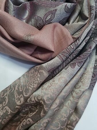 Printed Silk Multicolor - Coral Printed Silk Multicolor - Coral